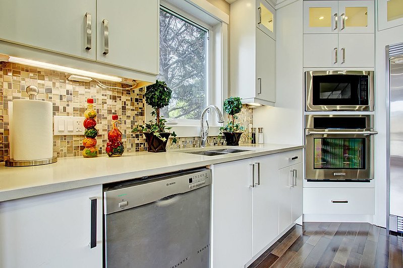 Cocina con azulejos