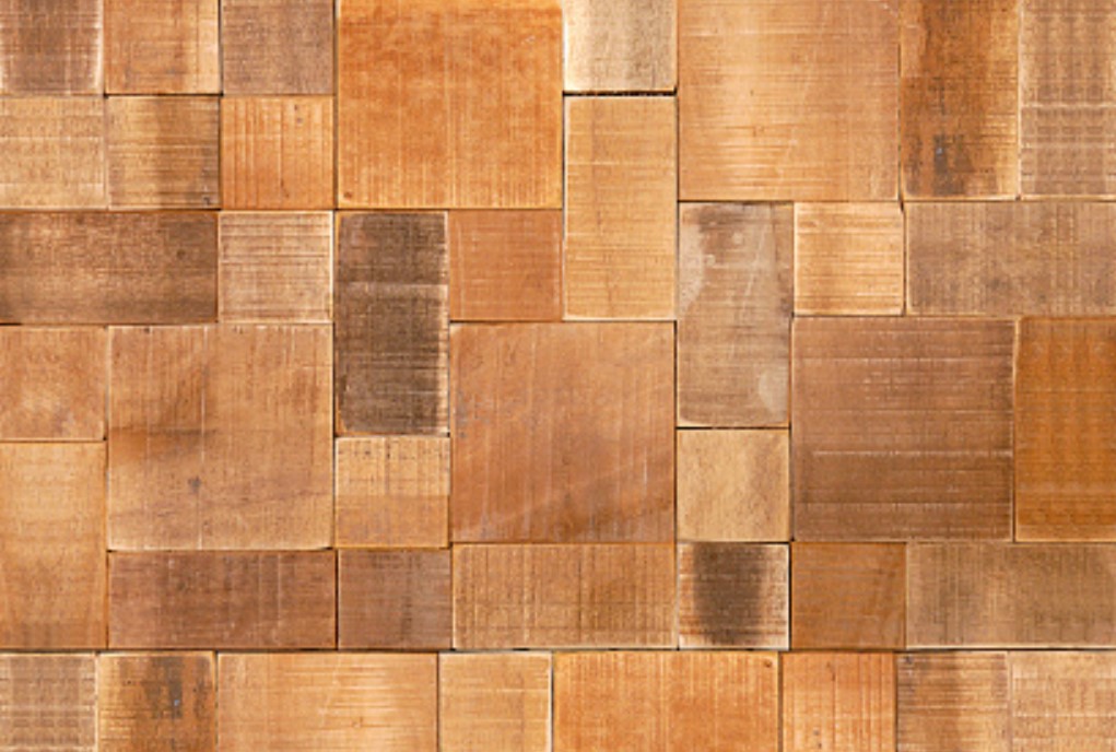 azulejos de madera cuadrados